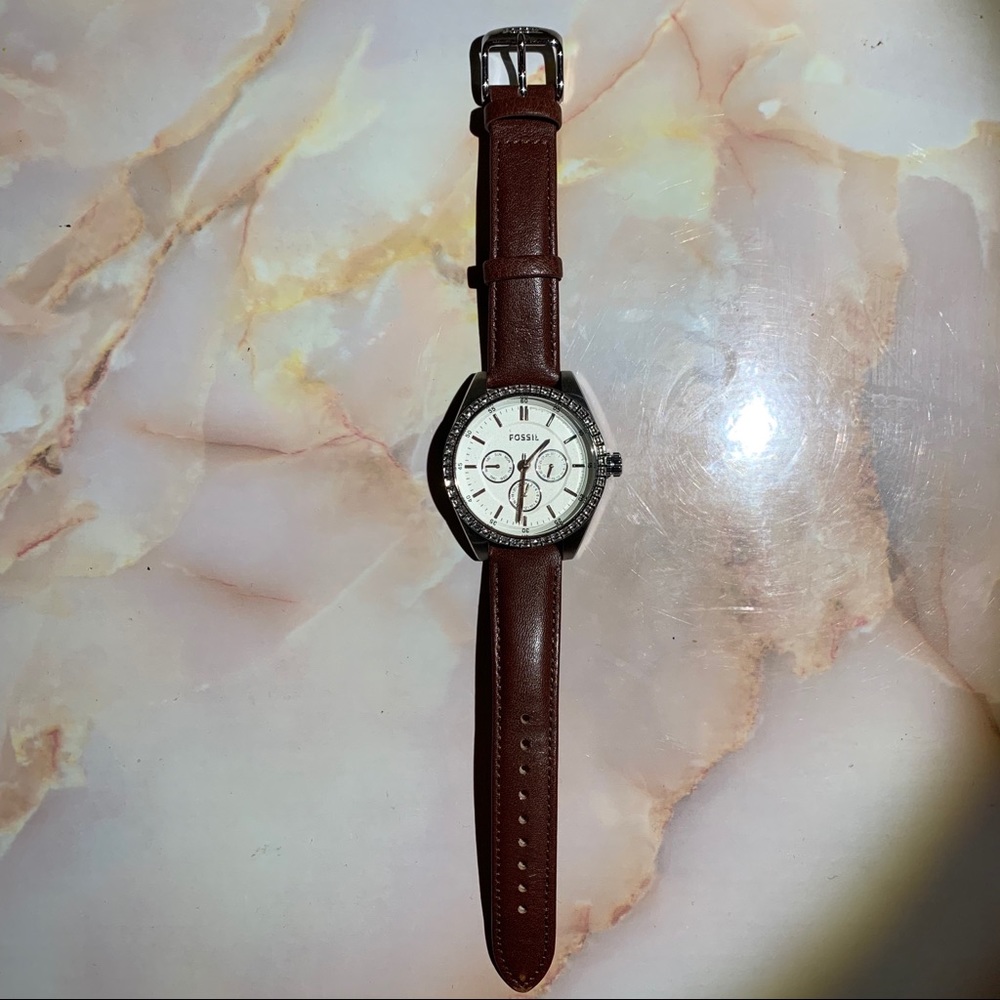FOSSIL Brown Leather Watch